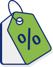 Icon of a price tag